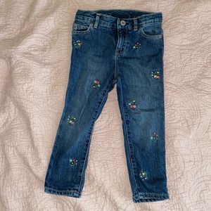 Toddler girl size 3 gap jeans.